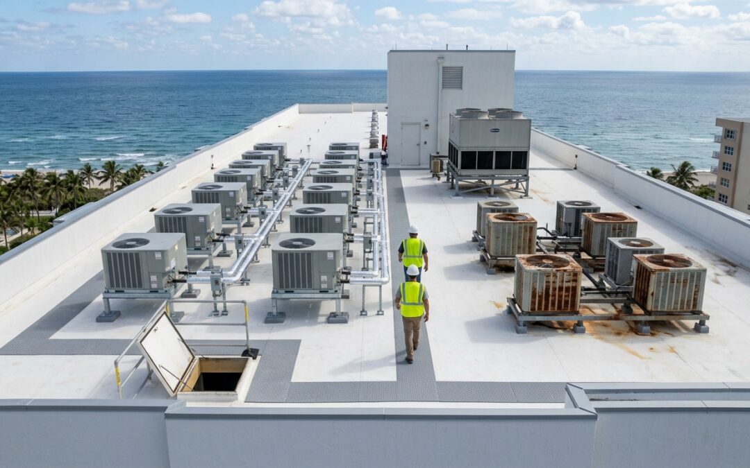 High-Rise HVAC Replacement South Florida Hotels and Towers Can Run While Occupied